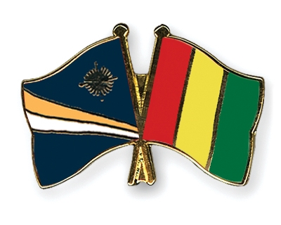 Fahnen Pins Marshallinseln Guinea