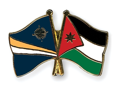 Fahnen Pins Marshallinseln Jordanien