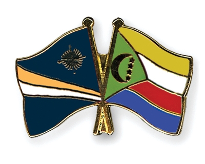 Fahnen Pins Marshallinseln Komoren