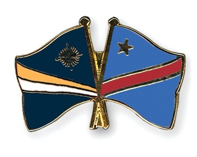 Fahnen Pins Marshallinseln Kongo-Demokratische-Republik