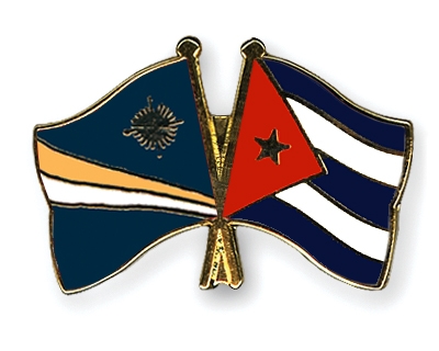 Fahnen Pins Marshallinseln Kuba