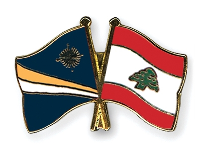 Fahnen Pins Marshallinseln Libanon