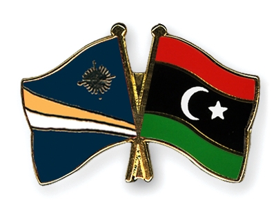Fahnen Pins Marshallinseln Libyen