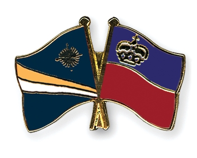 Fahnen Pins Marshallinseln Liechtenstein