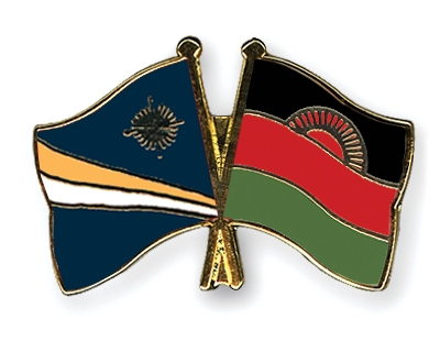 Fahnen Pins Marshallinseln Malawi