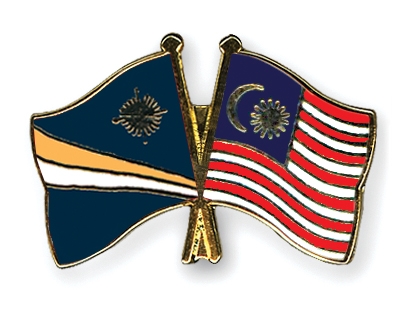 Fahnen Pins Marshallinseln Malaysia