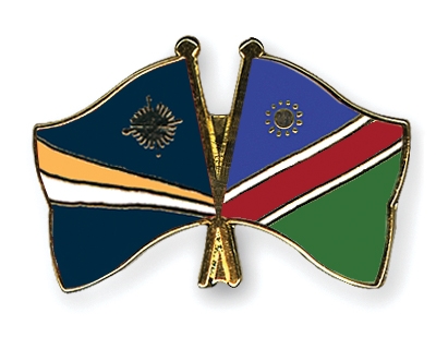 Fahnen Pins Marshallinseln Namibia