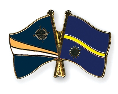 Fahnen Pins Marshallinseln Nauru