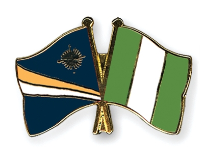 Fahnen Pins Marshallinseln Nigeria