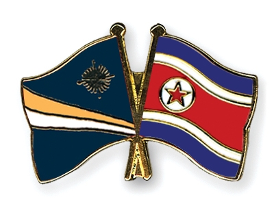 Fahnen Pins Marshallinseln Nordkorea