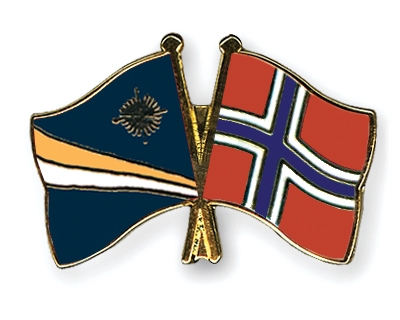 Fahnen Pins Marshallinseln Norwegen