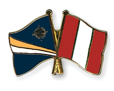 Fahnen Pins Marshallinseln Peru