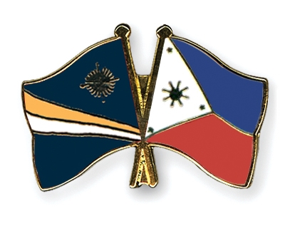 Fahnen Pins Marshallinseln Philippinen