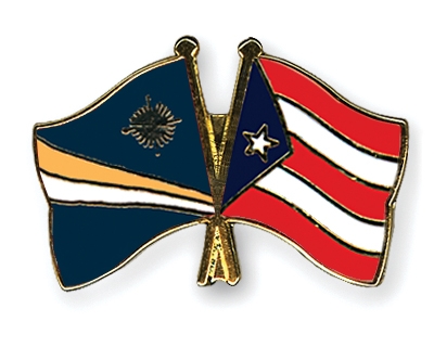 Fahnen Pins Marshallinseln Puerto-Rico