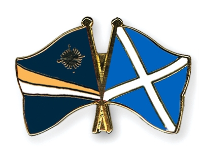 Fahnen Pins Marshallinseln Schottland