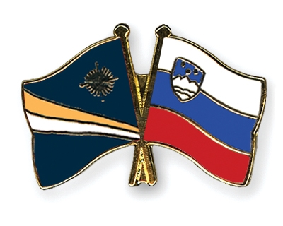 Fahnen Pins Marshallinseln Slowenien