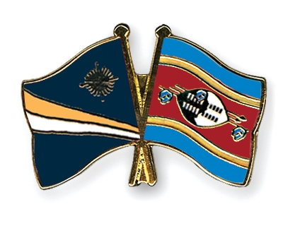 Fahnen Pins Marshallinseln Swasiland