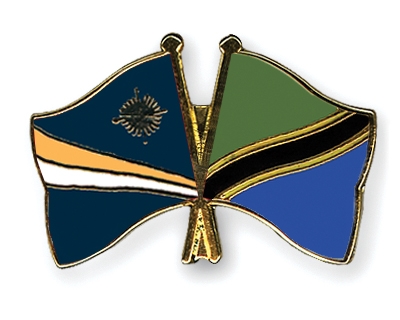 Fahnen Pins Marshallinseln Tansania