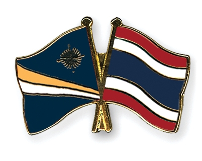 Fahnen Pins Marshallinseln Thailand