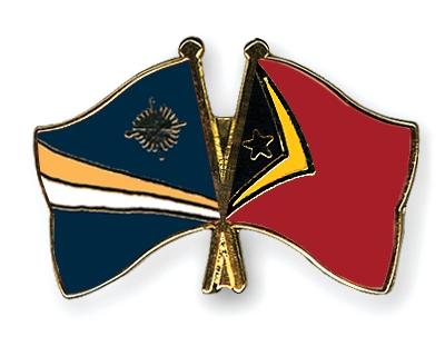 Fahnen Pins Marshallinseln Timor-Leste