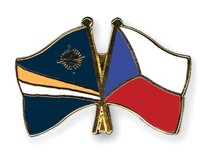 Fahnen Pins Marshallinseln Tschechische-Republik
