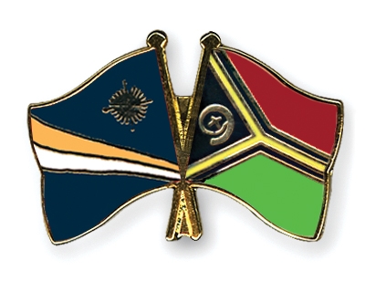 Fahnen Pins Marshallinseln Vanuatu