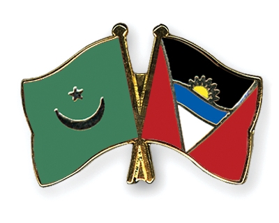 Fahnen Pins Mauretanien Antigua-und-Barbuda