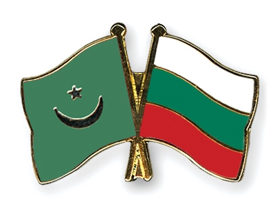 Fahnen Pins Mauretanien Bulgarien