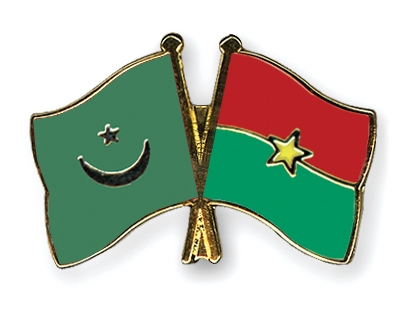 Fahnen Pins Mauretanien Burkina-Faso