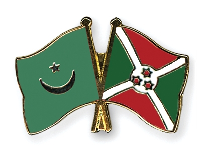 Fahnen Pins Mauretanien Burundi