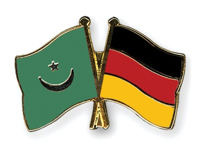 Fahnen Pins Mauretanien Deutschland
