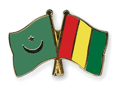 Fahnen Pins Mauretanien Guinea