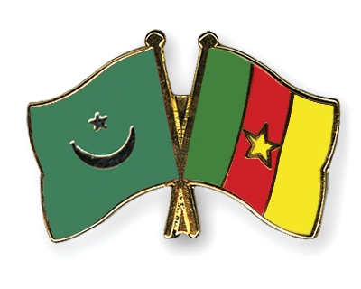 Fahnen Pins Mauretanien Kamerun