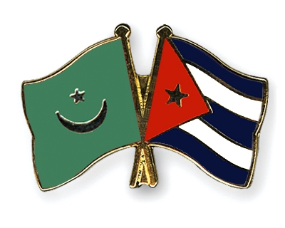 Fahnen Pins Mauretanien Kuba
