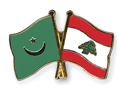 Fahnen Pins Mauretanien Libanon