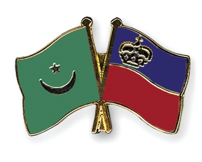 Fahnen Pins Mauretanien Liechtenstein