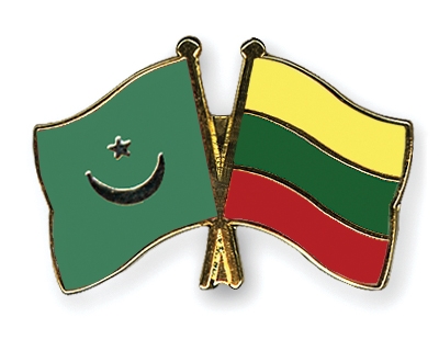 Fahnen Pins Mauretanien Litauen