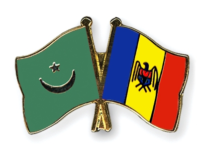 Fahnen Pins Mauretanien Moldau