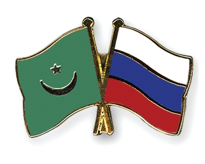Fahnen Pins Mauretanien Russland