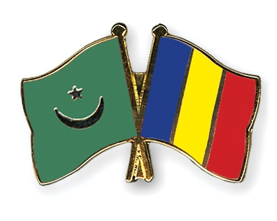Fahnen Pins Mauretanien Tschad