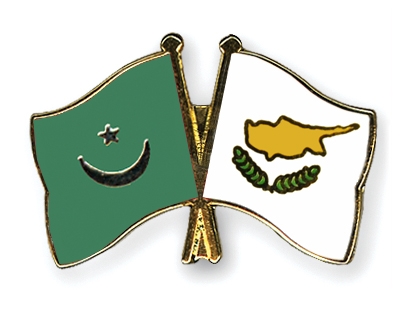 Fahnen Pins Mauretanien Zypern