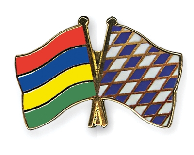 Fahnen Pins Mauritius Bayern