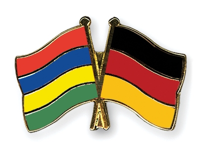 Fahnen Pins Mauritius Deutschland