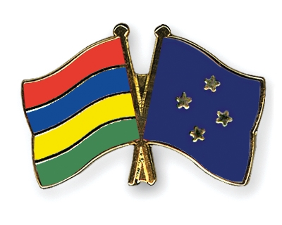 Fahnen Pins Mauritius Mikronesien