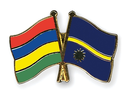 Fahnen Pins Mauritius Nauru