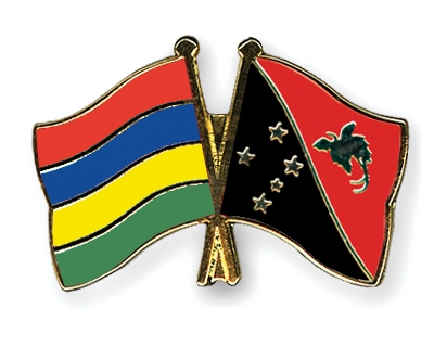 Fahnen Pins Mauritius Papua-Neuguinea