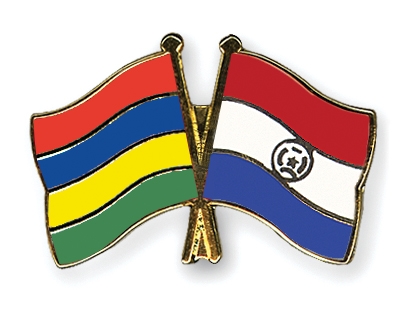 Fahnen Pins Mauritius Paraguay