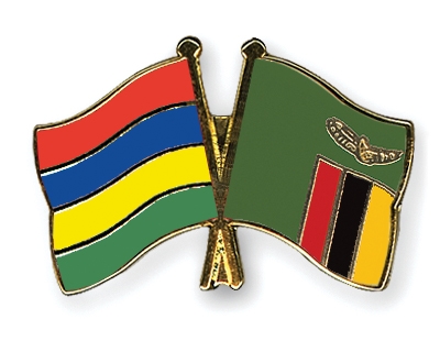 Fahnen Pins Mauritius Sambia