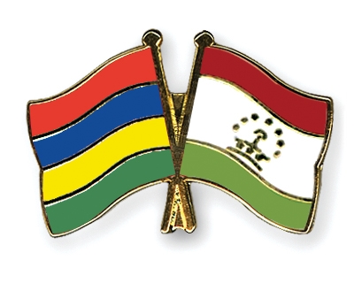 Fahnen Pins Mauritius Tadschikistan