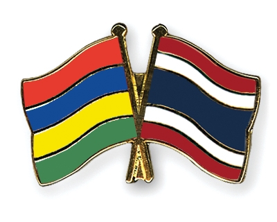 Fahnen Pins Mauritius Thailand